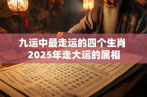 九运中最走运的四个生肖 2025年走大运的属相