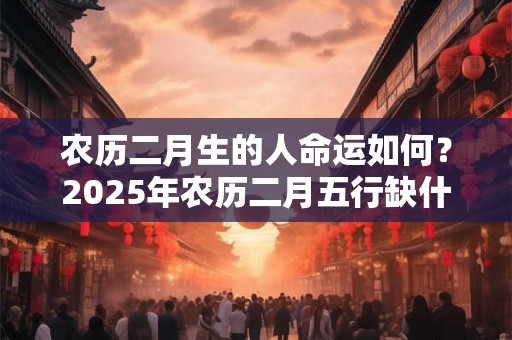 农历二月生的人命运如何？2025年农历二月五行缺什么？