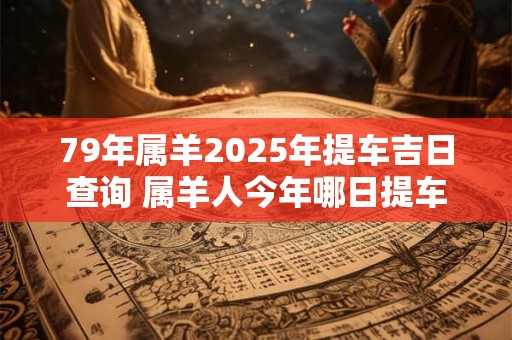 79年属羊2025年提车吉日查询 属羊人今年哪日提车吉利