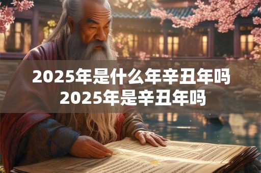 2025年是什么年辛丑年吗 2025年是辛丑年吗