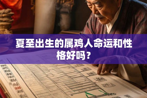 夏至出生的属鸡人命运和性格好吗？