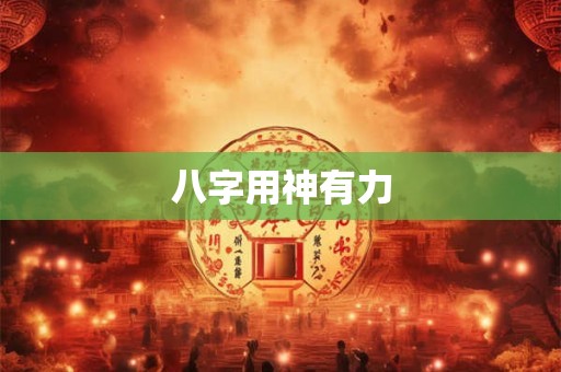八字用神有力