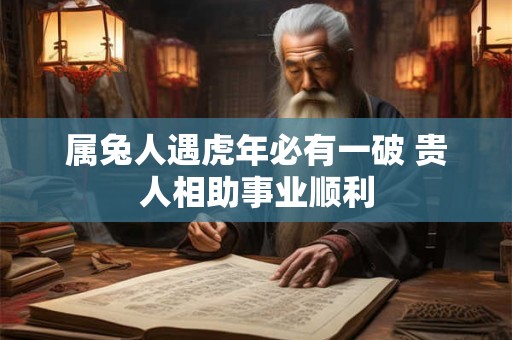 属兔人遇虎年必有一破 贵人相助事业顺利