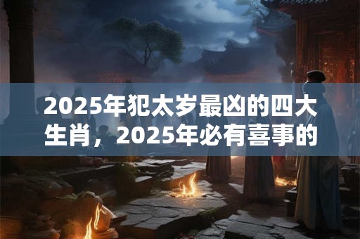2025年犯太岁最凶的四大生肖，2025年必有喜事的生肖