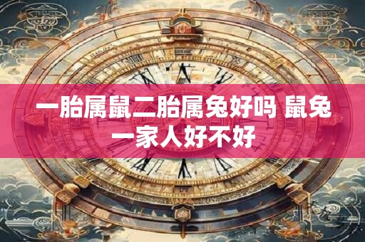 一胎属鼠二胎属兔好吗 鼠兔一家人好不好