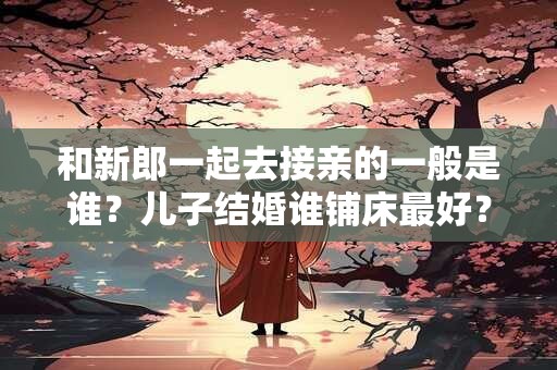 和新郎一起去接亲的一般是谁？儿子结婚谁铺床最好？