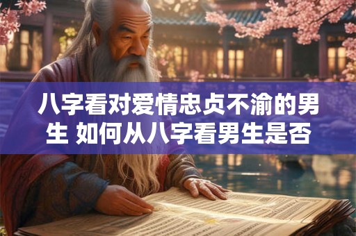 八字看对爱情忠贞不渝的男生 如何从八字看男生是否忠贞不渝
