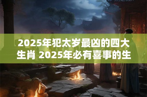 2025年犯太岁最凶的四大生肖 2025年必有喜事的生肖 2025年犯太岁最凶的四大生肖 2025年必有喜事的生肖