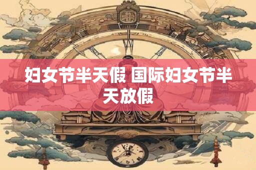 妇女节半天假 国际妇女节半天放假