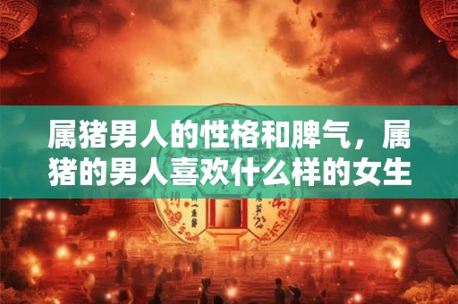 属猪男人的性格和脾气，属猪的男人喜欢什么样的女生？