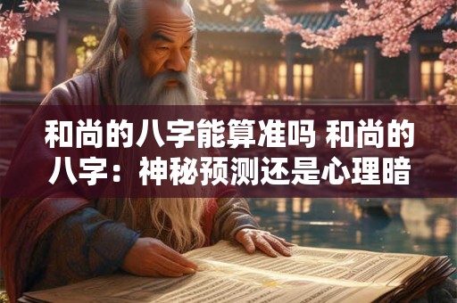 和尚的八字能算准吗 和尚的八字：神秘预测还是心理暗示
