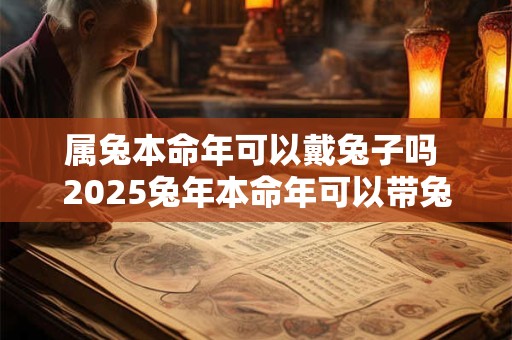 属兔本命年可以戴兔子吗 2025兔年本命年可以带兔子饰品吗