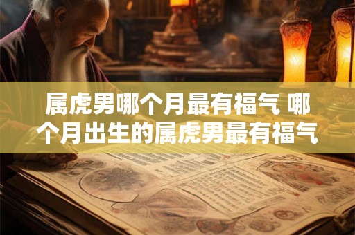 属虎男哪个月最有福气 哪个月出生的属虎男最有福气