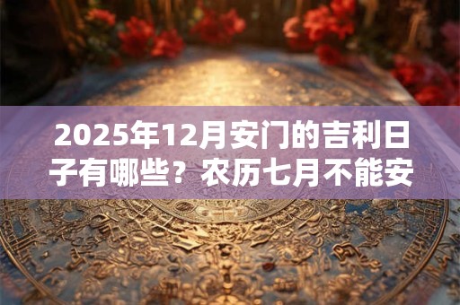 2025年12月安门的吉利日子有哪些？农历七月不能安门吗