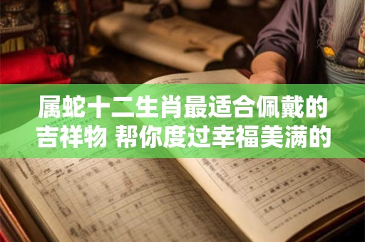 属蛇十二生肖最适合佩戴的吉祥物 帮你度过幸福美满的一年！