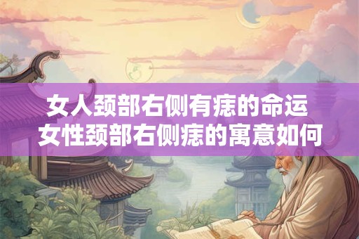 女人颈部右侧有痣的命运 女性颈部右侧痣的寓意如何