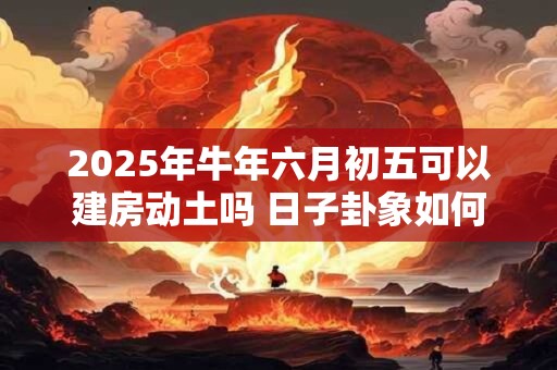 2025年牛年六月初五可以建房动土吗 日子卦象如何