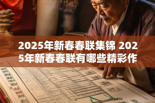 2025年新春春联集锦 2025年新春春联有哪些精彩作品