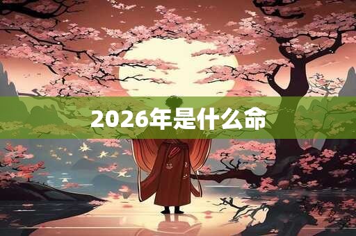 2026年是什么命