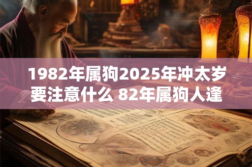 1982年属狗2025年冲太岁要注意什么 82年属狗人逢龙年运气如何