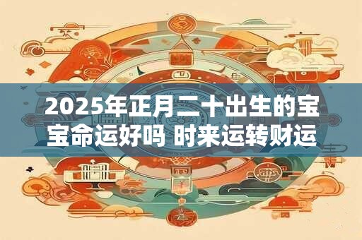 2025年正月二十出生的宝宝命运好吗 时来运转财运顺利