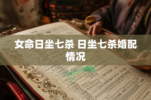 女命日坐七杀 日坐七杀婚配情况