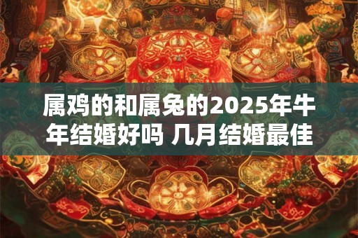 属鸡的和属兔的2025年牛年结婚好吗 几月结婚最佳