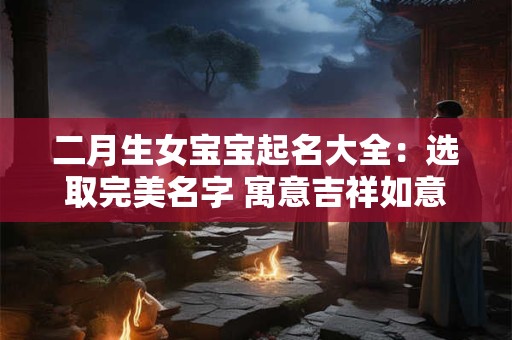 二月生女宝宝起名大全：选取完美名字 寓意吉祥如意