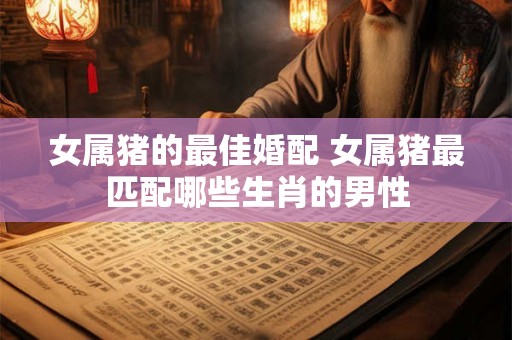 女属猪的最佳婚配 女属猪最匹配哪些生肖的男性