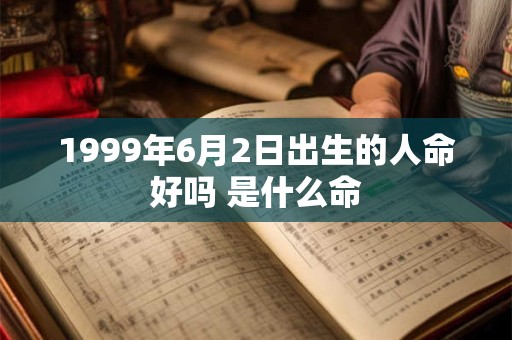 1999年6月2日出生的人命好吗 是什么命
