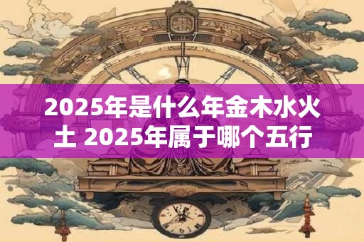 2025年是什么年金木水火土 2025年属于哪个五行