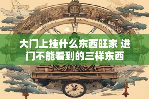 大门上挂什么东西旺家 进门不能看到的三样东西