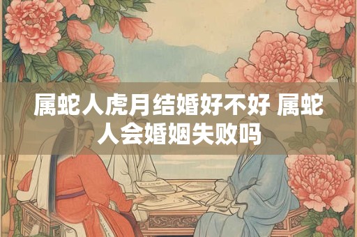 属蛇人虎月结婚好不好 属蛇人会婚姻失败吗