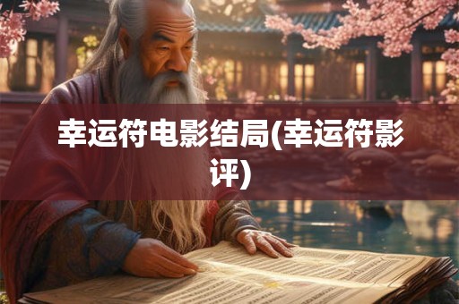 幸运符电影结局(幸运符影评)