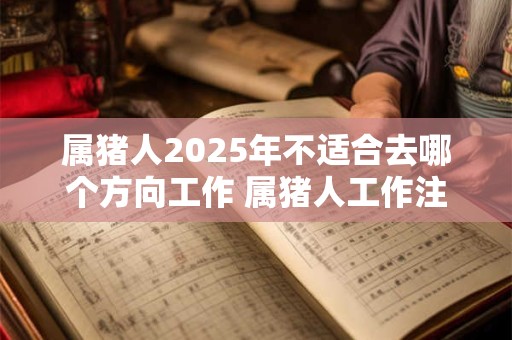属猪人2025年不适合去哪个方向工作 属猪人工作注意事项 属猪人2025年不适合去哪个方向工作 属猪人工作注意事项