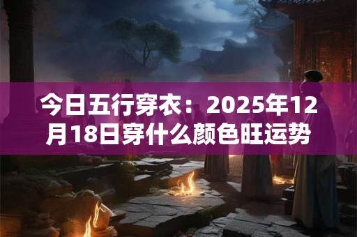 今日五行穿衣：2025年12月18日穿什么颜色旺运势