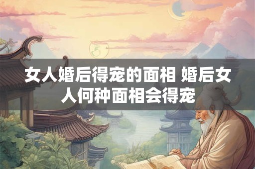 女人婚后得宠的面相 婚后女人何种面相会得宠