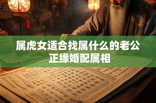 属虎女适合找属什么的老公 正缘婚配属相