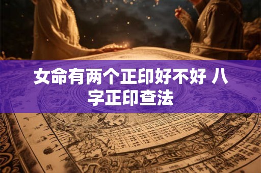 女命有两个正印好不好 八字正印查法
