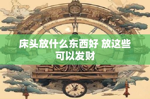 床头放什么东西好 放这些可以发财