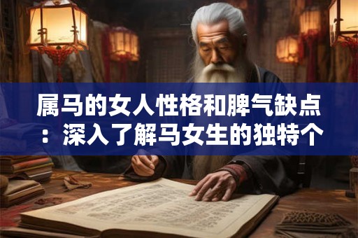 属马的女人性格和脾气缺点：深入了解马女生的独特个性