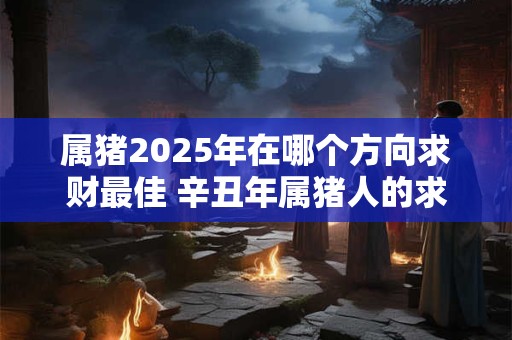 属猪2026年在哪个方向求财最佳 辛丑年属猪人的求财方位