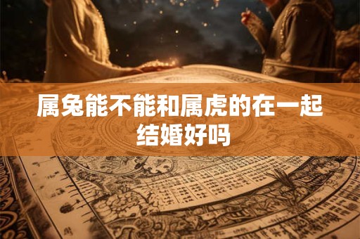 属兔能不能和属虎的在一起 结婚好吗