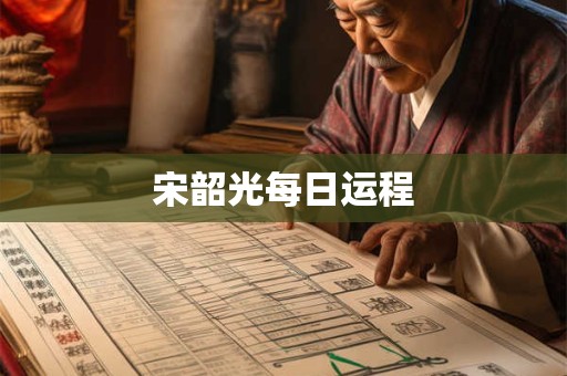 宋韶光每日运程