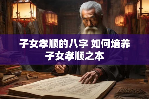 子女孝顺的八字 如何培养子女孝顺之本