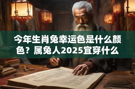 今年生肖兔幸运色是什么颜色？属兔人2026宜穿什么颜色