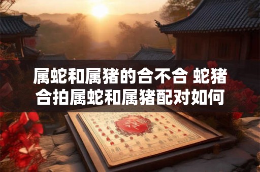 属蛇和属猪的合不合 蛇猪合拍属蛇和属猪配对如何