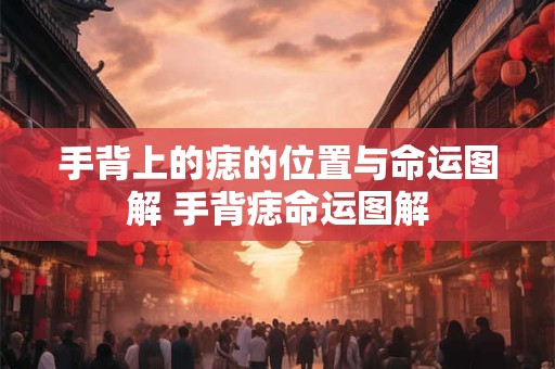 手背上的痣的位置与命运图解 手背痣命运图解