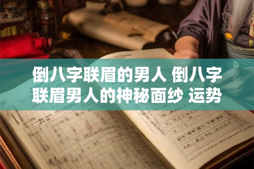 倒八字联眉的男人 倒八字联眉男人的神秘面纱 运势大揭秘！