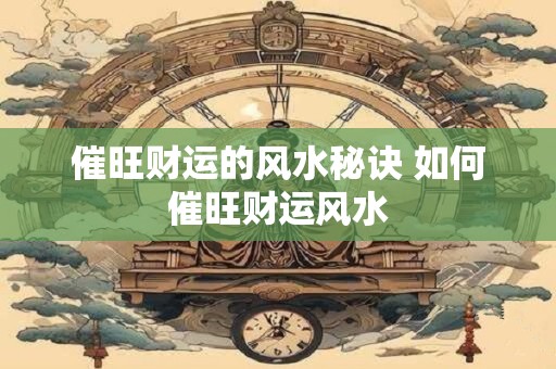 催旺财运的风水秘诀 如何催旺财运风水
